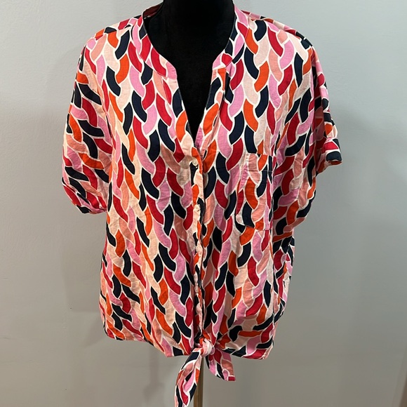 Charter club luxury S XXL LINEN, button up & tiefront shirt excellent condition - Picture 2 of 7